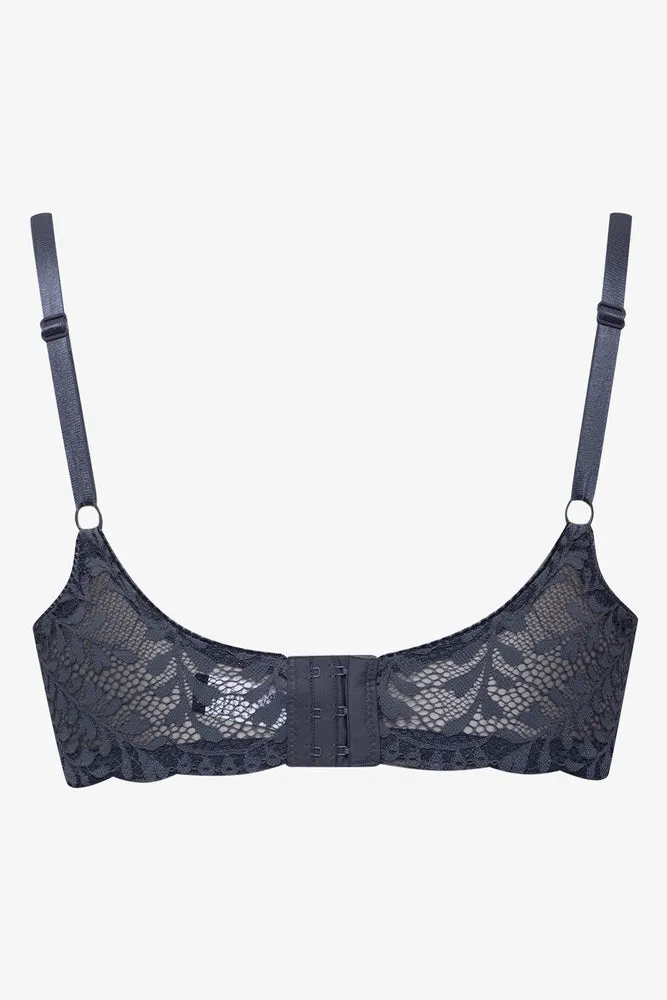 2 Pack Lace Non Padded Underwire Bras Blue And Grey sold by Ackermas product image thumbnail 4