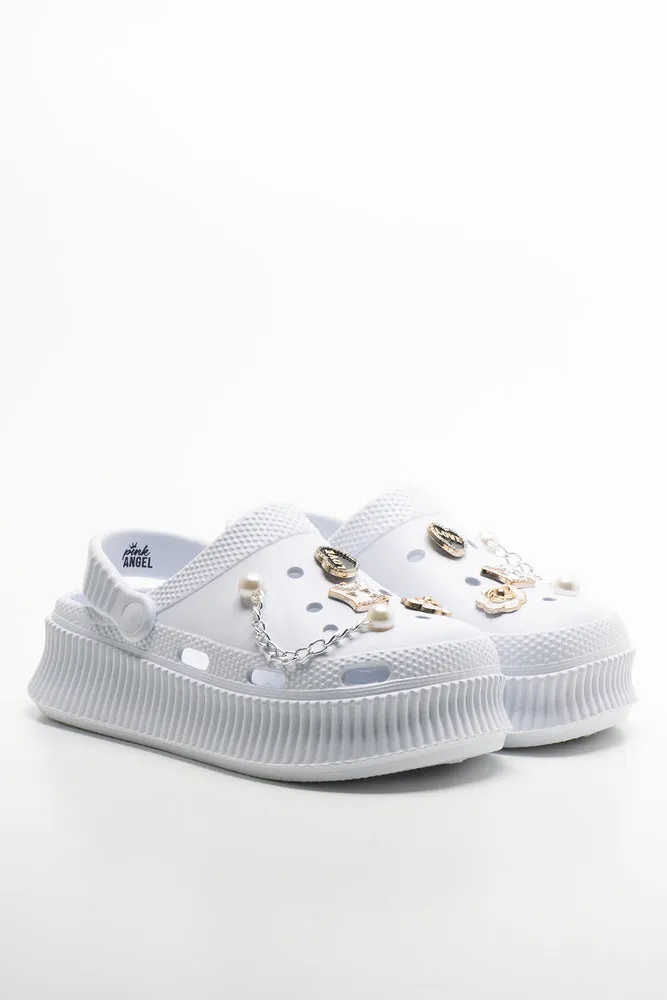 Love Clog White sold by Ackermas