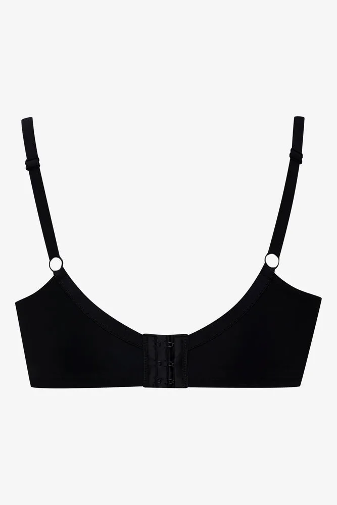 Plus Size 2 Pack T-Shirt Bras Black And Natural sold by Ackermas product image thumbnail 4