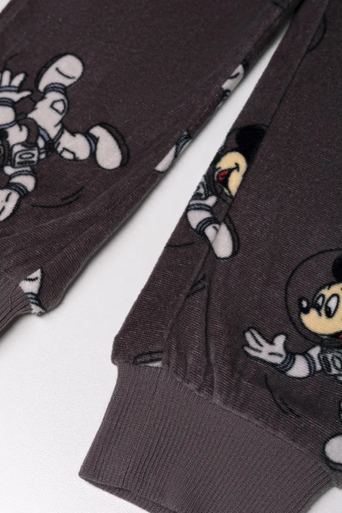 Mickey Mouse Long Sleeve Pyjamas Dark Grey sold by Ackermas product image thumbnail 3