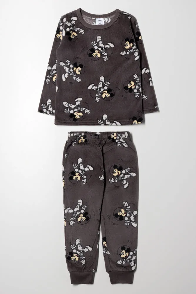 Mickey Mouse Long Sleeve Pyjamas Dark Grey sold by Ackermas