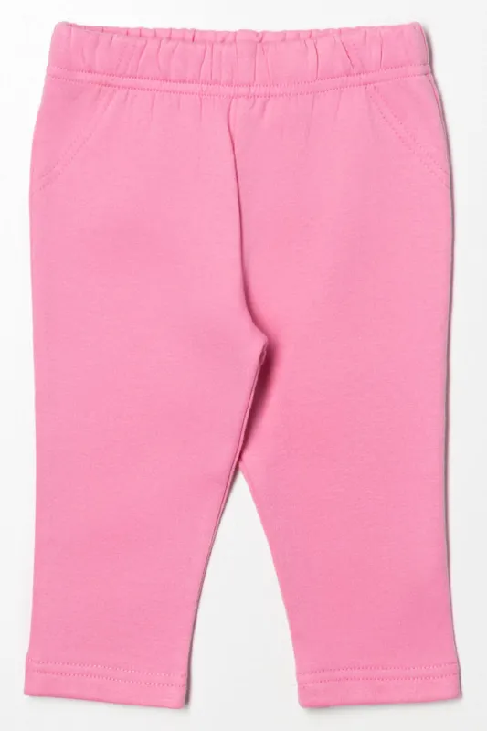 Fleece Leggings Pink sold by Ackermas
