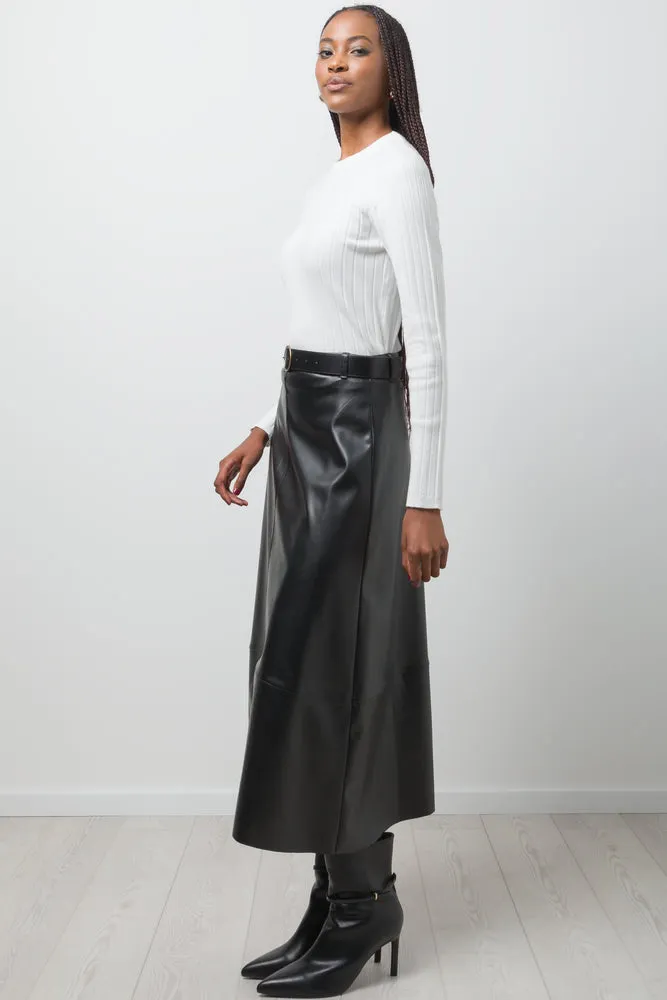 Long Sleeve Rib Crew Neck Cream sold by Ackermas product image thumbnail 2