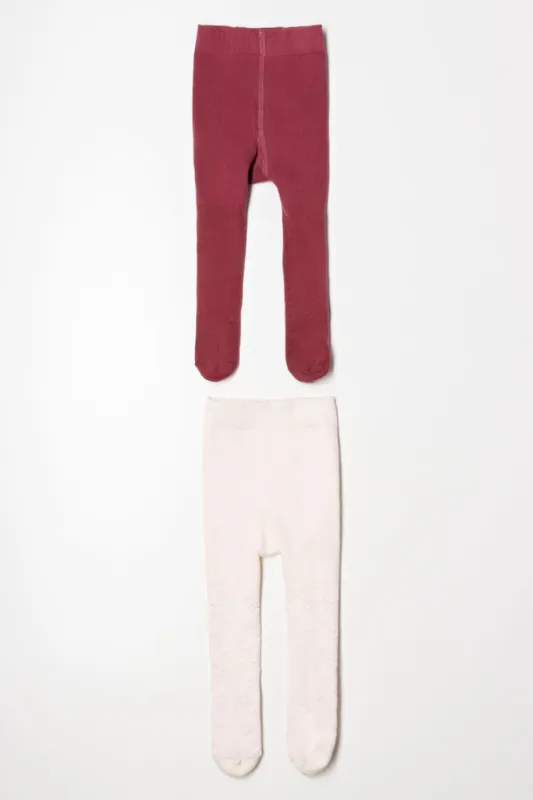 2 Pack Heart Tights Pink sold by Ackermas