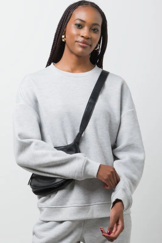 Fleece Crew Neck Grey sold by Ackermas