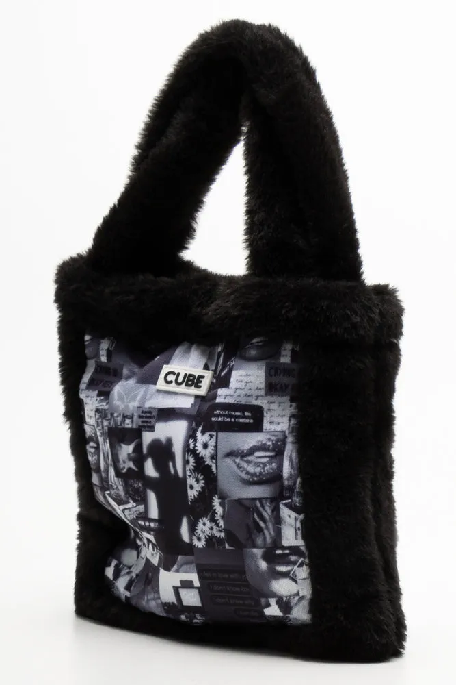 Fur Handbag Black sold by Ackermas product image thumbnail 2