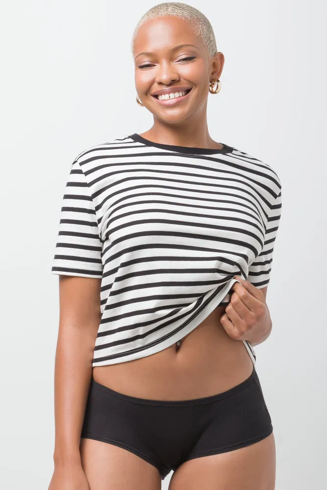 3 Pack Boyleg Panties Black And White sold by Ackermas