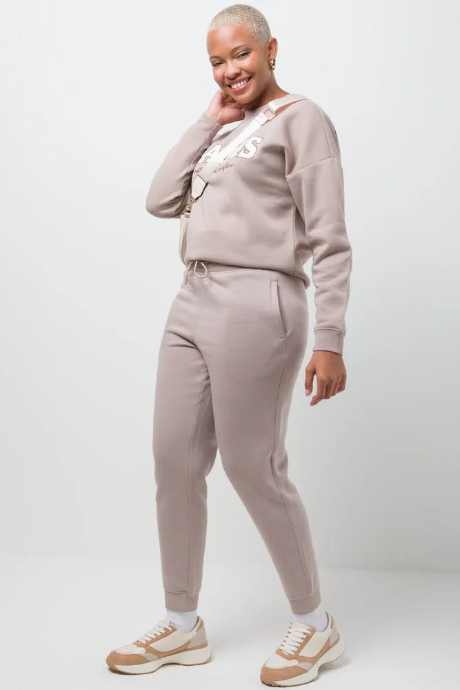 Fleece Jogger Natural sold by Ackermas product image thumbnail 3