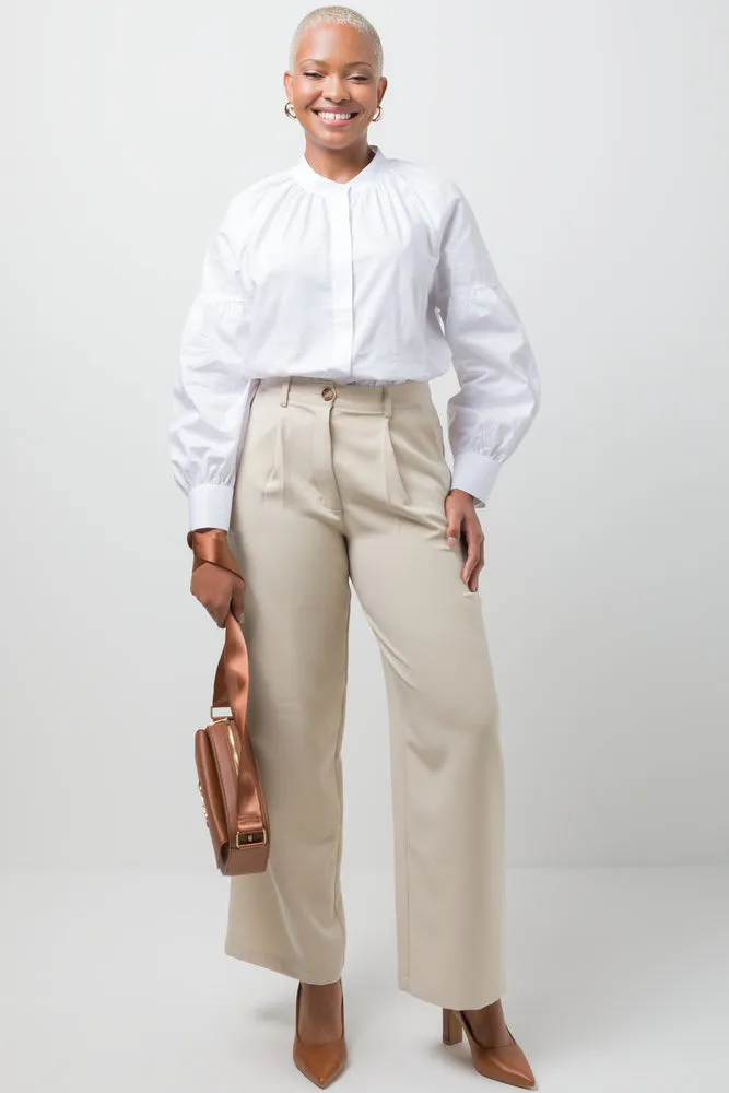 Wide Leg Pants Natural sold by Ackermas