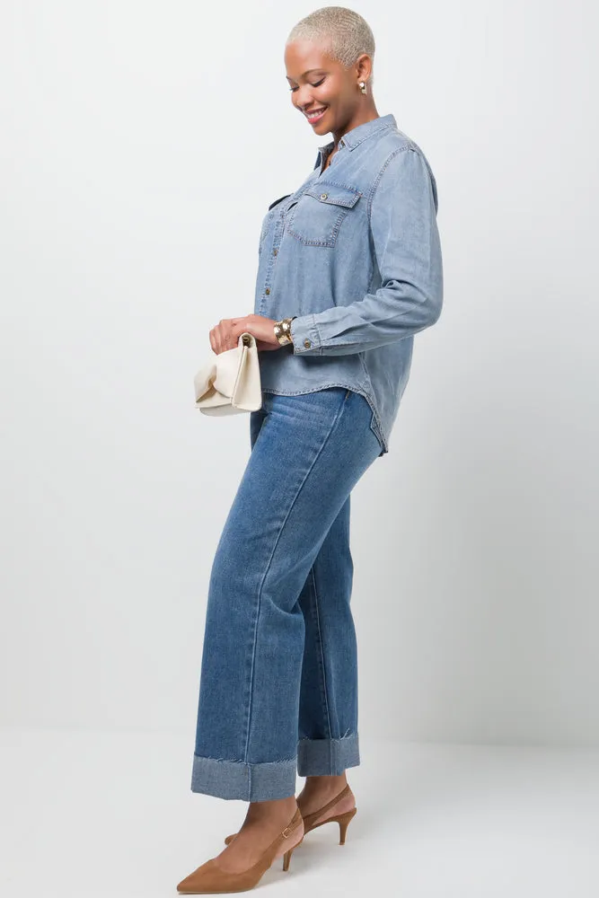 Denim Shirt Blue sold by Ackermas product image thumbnail 2