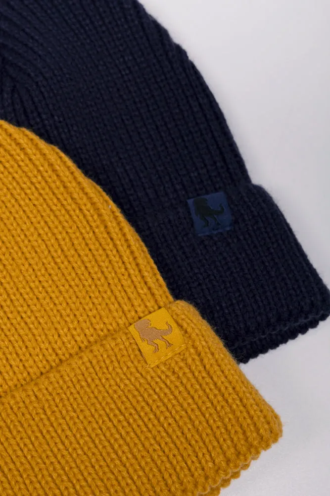 2 Pack Beanies Yellow And Navy sold by Ackermas product image thumbnail 2