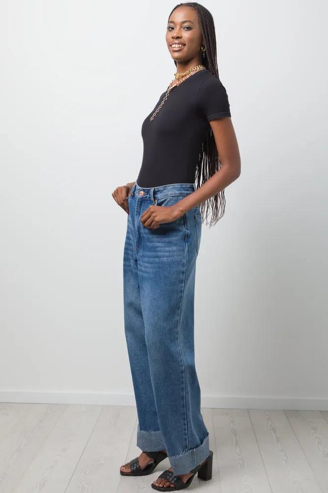 Rib Seamless Bodysuit Black sold by Ackermas product image thumbnail 2