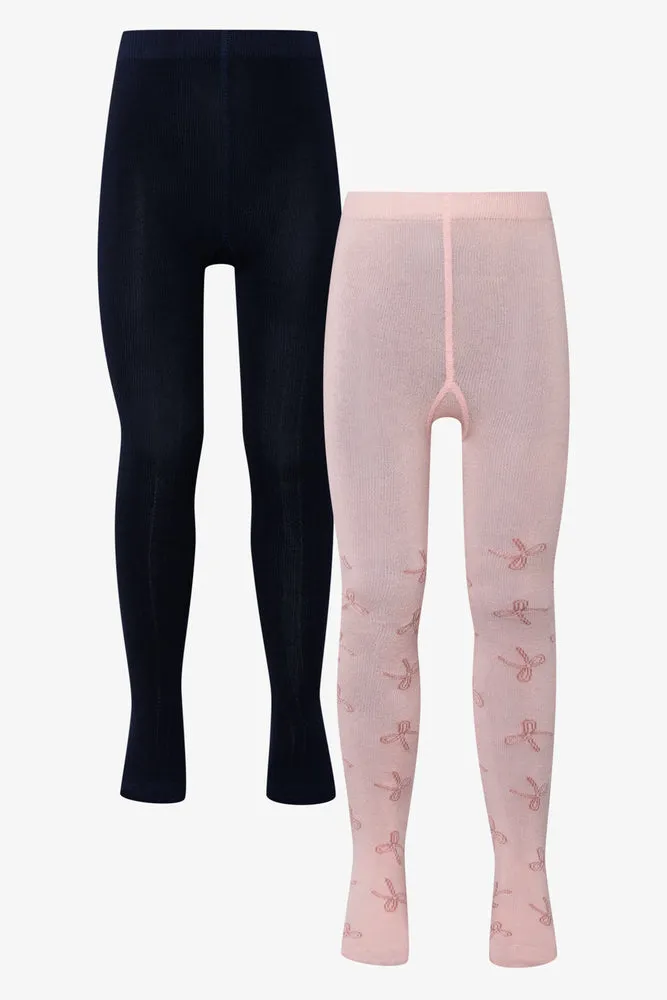 2 Pack Tights Navy And Pink sold by Ackermas