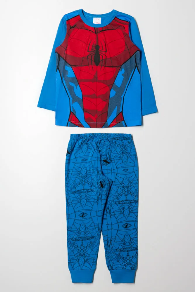 Spider-Man Long Sleeve Pyjamas Blue sold by Ackermas