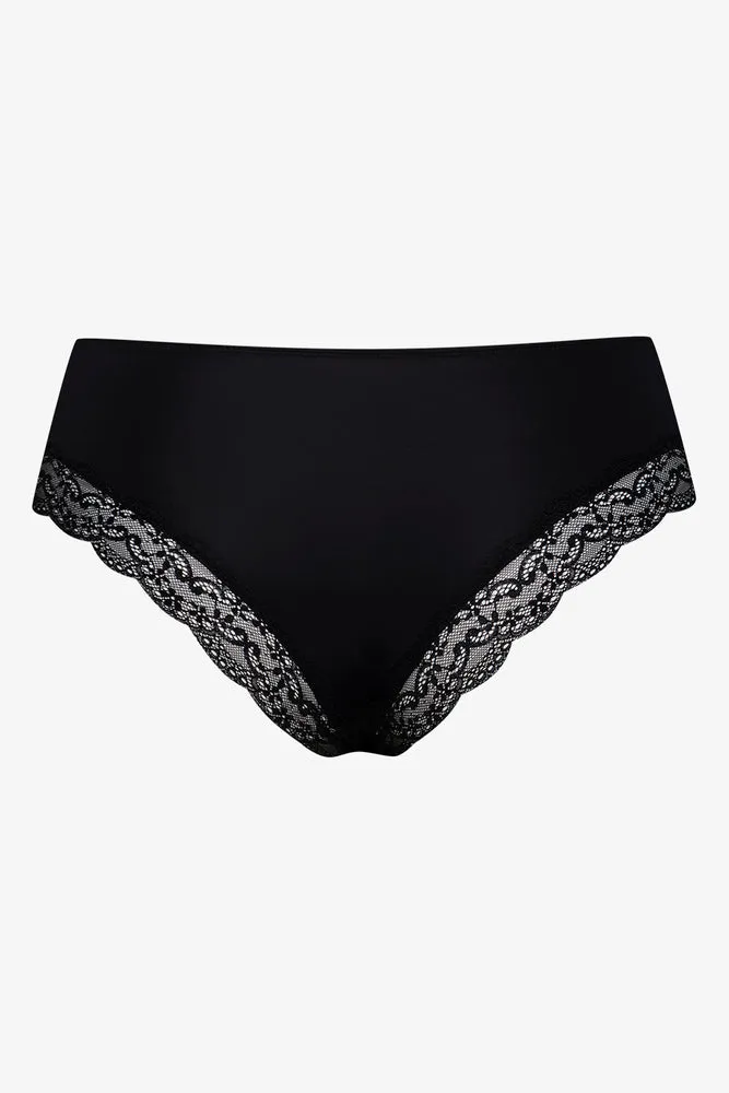 3 Pack Lace Trim Brazilian Panties Black sold by Ackermas product image thumbnail 2