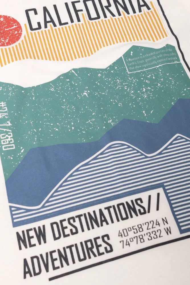 California Long Sleeve T-Shirt Cream sold by Ackermas product image thumbnail 2