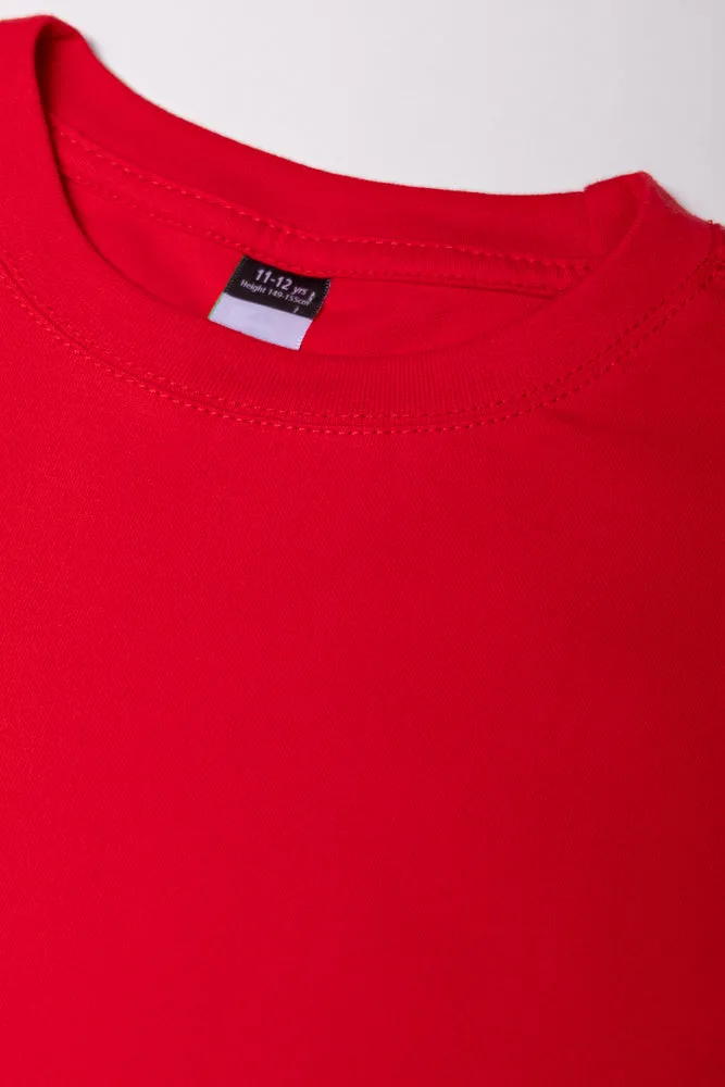 Long Sleeve T-Shirt Red sold by Ackermas product image thumbnail 2