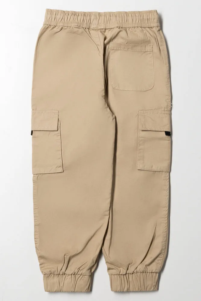 Jogger Cargo Pants Natural sold by Ackermas product image thumbnail 3