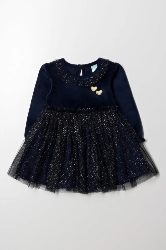 Long Sleeve Dress Navy sold by Ackermas