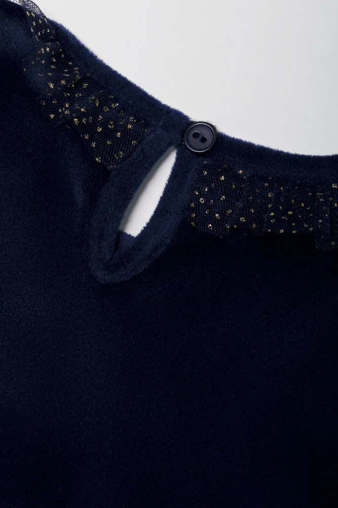 Long Sleeve Dress Navy sold by Ackermas product image thumbnail 4