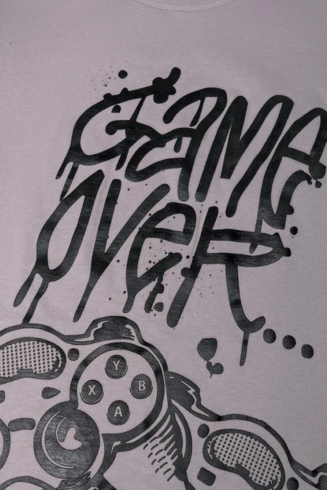 Long Sleeve Flannel Pyjama Set Grey sold by Ackermas product image thumbnail 2