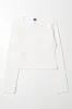 Crew Neck Rib Top Cream sold by Ackermas
