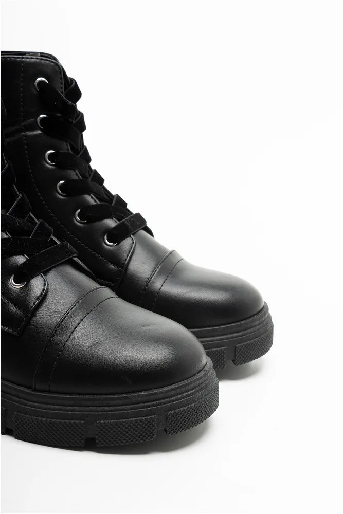 Combat Boots Black sold by Ackermas product image thumbnail 3