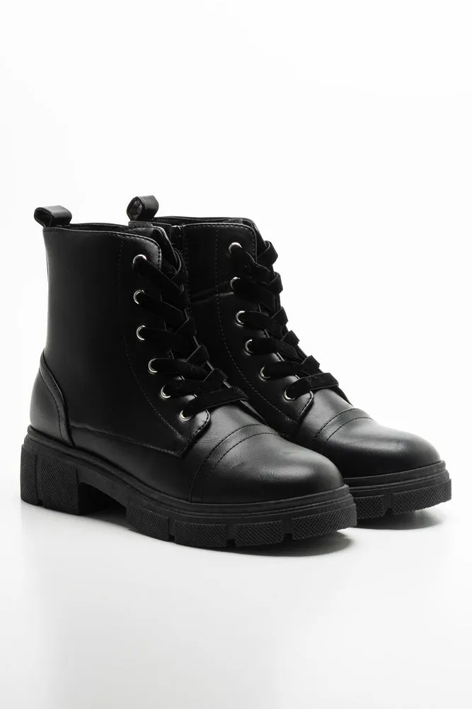 Combat Boots Black sold by Ackermas