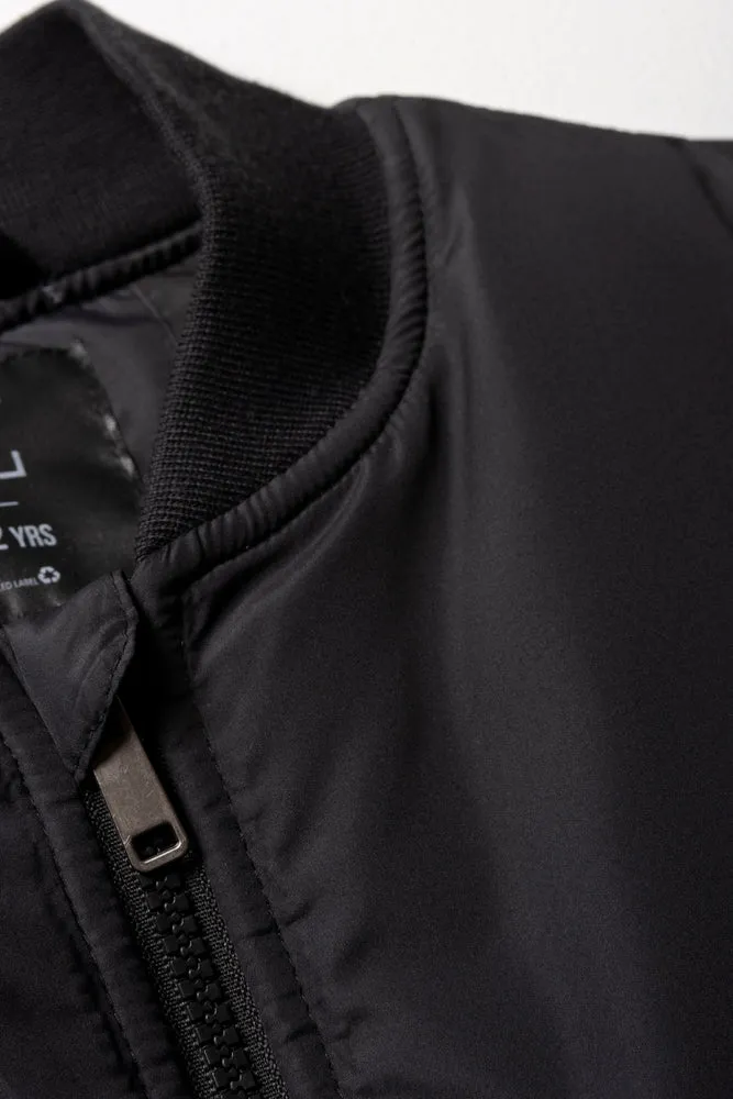 Bomber Puffer Jacket Black sold by Ackermas product image thumbnail 2