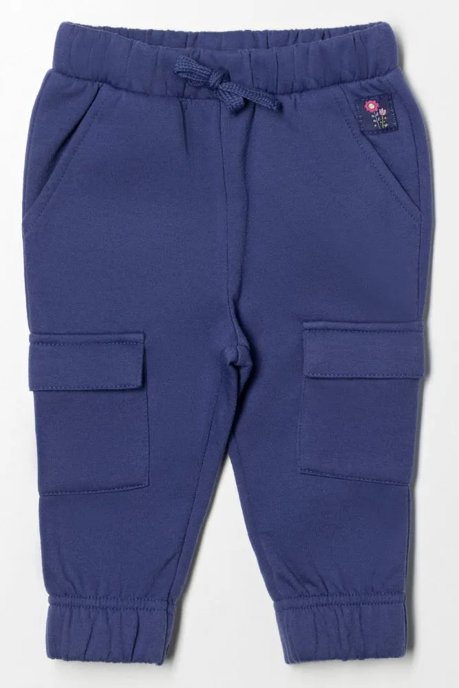 Cargo Trackpants Navy sold by Ackermas
