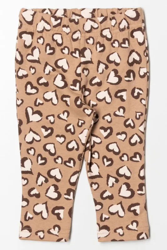 Fleece Leggings Natural sold by Ackermas