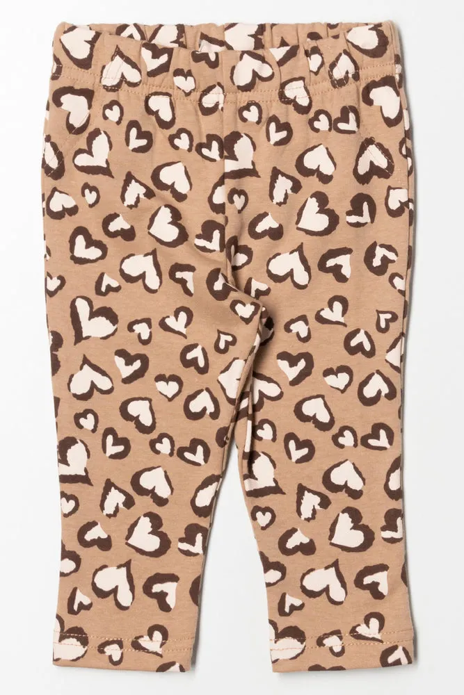 Fleece Leggings Natural sold by Ackermas