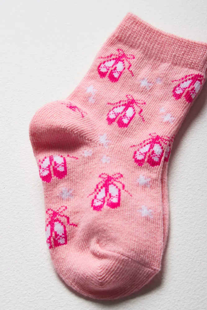 3 Pack Ballerina Socks Pink sold by Ackermas product image thumbnail 2