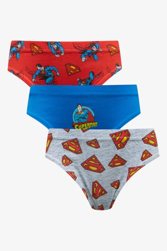 Superman 3 Pack Briefs Blue And Red sold by Ackermas