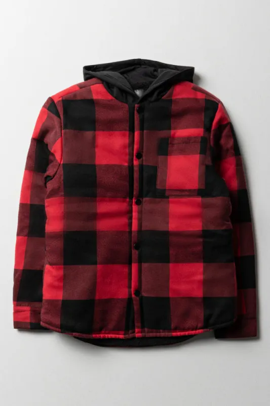 Check Shacket Red sold by Ackermas