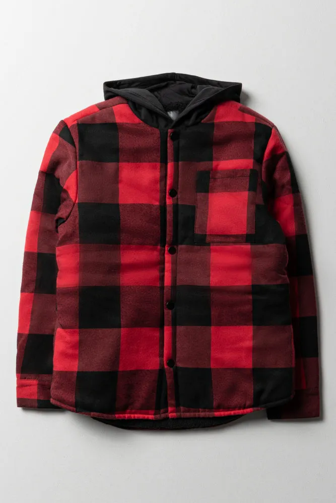 Check Shacket Red sold by Ackermas