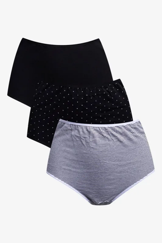 3 Pack Briefs Black And White sold by Ackermas