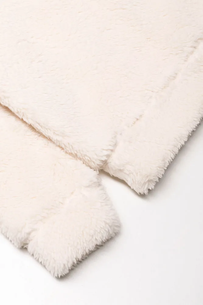 Fleece Hoodie Cream sold by Ackermas product image thumbnail 3