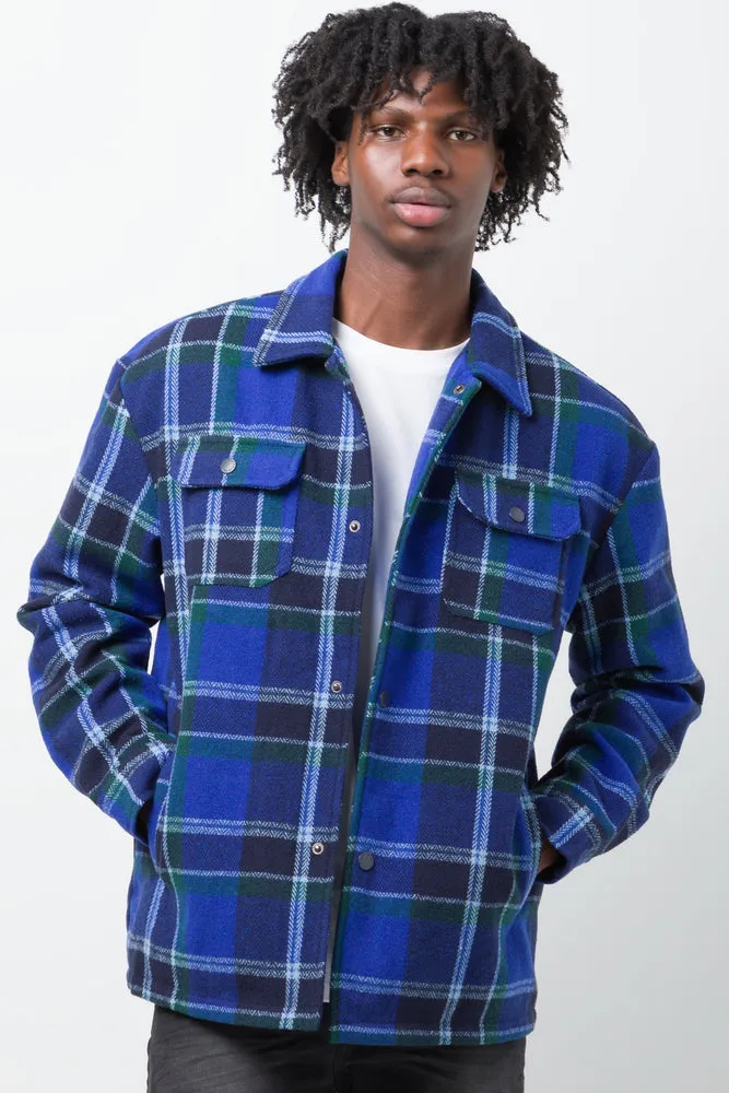 Shacket Navy sold by Ackermas