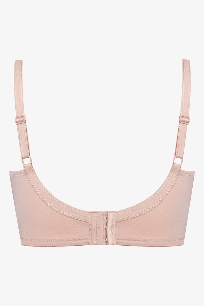 Plus Size 2 Pack Non Padded Wire Free Bras Black And Natural sold by Ackermas product image thumbnail 4