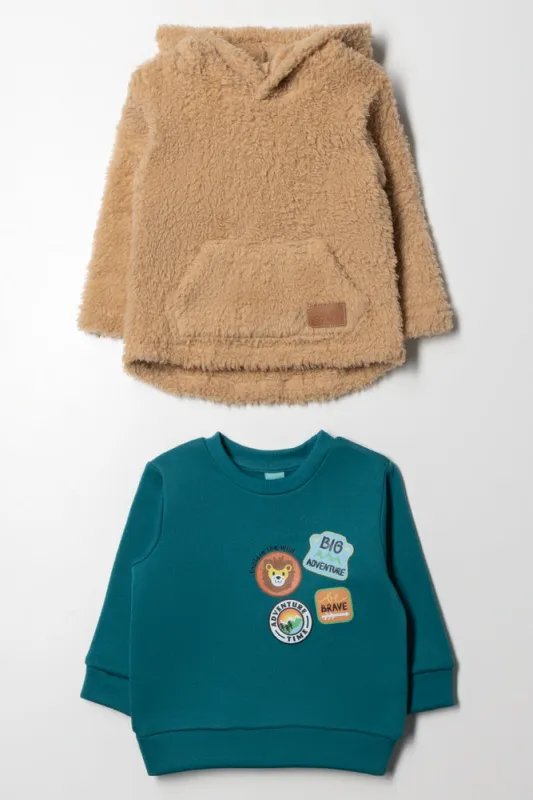 2 Pack Tracktops Teal And Natural sold by Ackermas