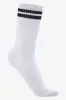 Stripe 3 Pack Crew Socks Black, White And Grey sold by Ackermas