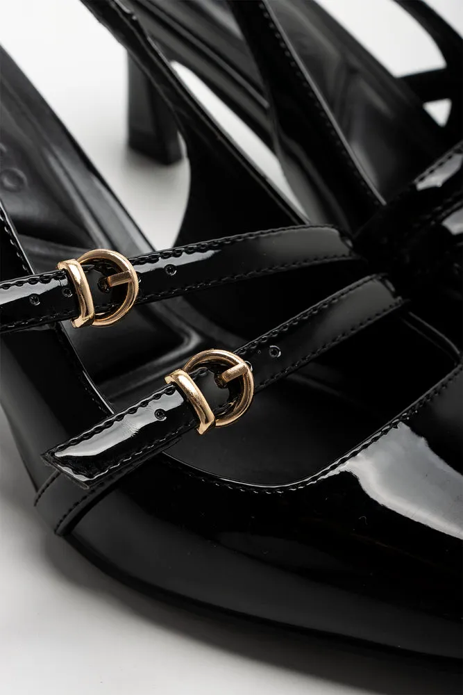 Slingback Heels Black sold by Ackermas product image thumbnail 3