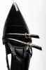 Slingback Heels Black sold by Ackermas