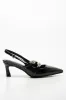 Slingback Heels Black sold by Ackermas