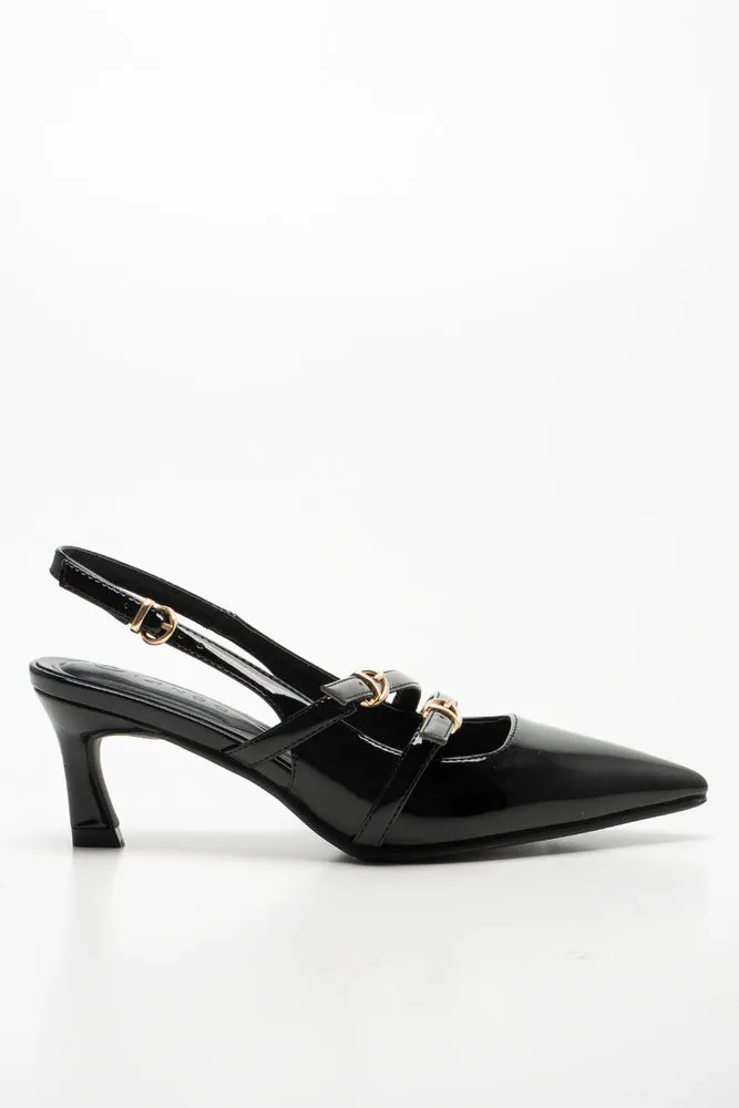 Slingback Heels Black sold by Ackermas product image thumbnail 2