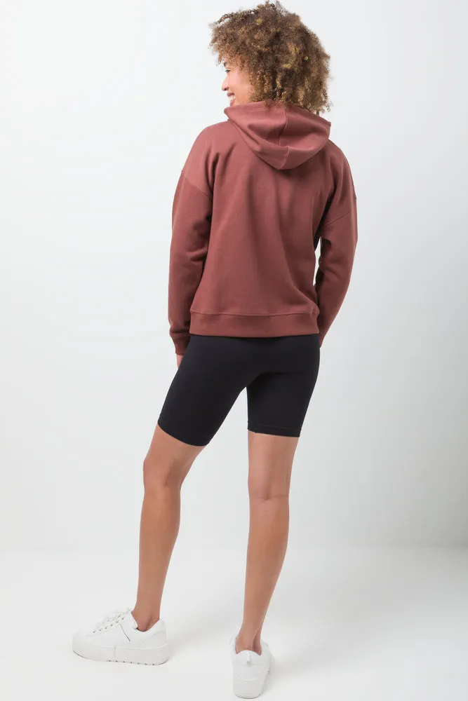 Hooded Fleece Zip Through Tracktop Brown sold by Ackermas product image thumbnail 3