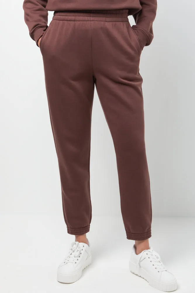 Fleece Joggers Brown sold by Ackermas product image thumbnail 2