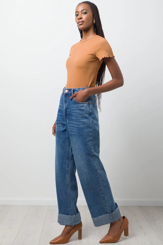 Crew Neck Short Sleeve T-Shirt Brown sold by Ackermas product image thumbnail 2