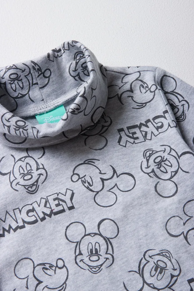 Mickey Mouse Dungaree Set Burgundy sold by Ackermas product image thumbnail 3